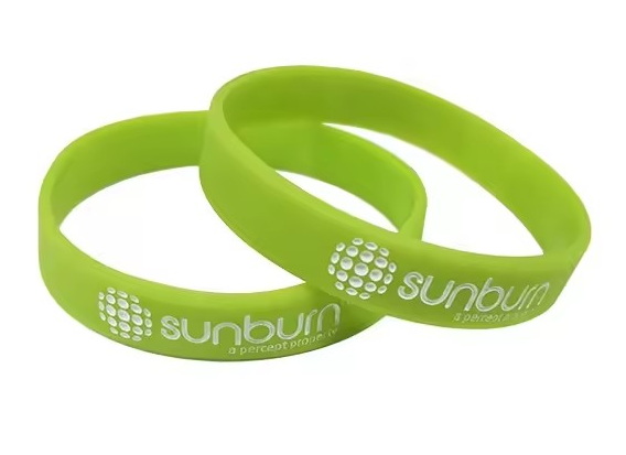 Custom personalized rubber wristband with printed logo silicone bracelet - 副本 - 副本