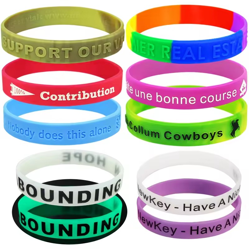 Make Your Own Rubber Wristbands With Message Or Logo,High Quality Personalized Wrist Band